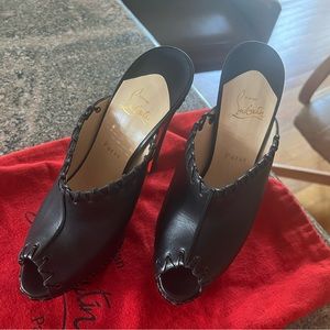 Christian Louboutin Sablina Black Mule sz40/11